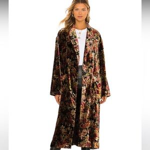 NWT Free People Simone Velvet Duster